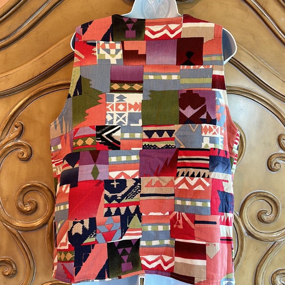 Cambridge Dry Goods Patchwork Vest - image 4